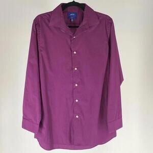 Apt. 9 Men's Long Sleeve Button-Up Shirt - Purple